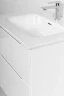 Тумба под раковину BelBagno Etna-H60 70 ETNA-H60-700-2C-SO-BL-P подвесная Bianco Lucido МДФ / ЛДСП
