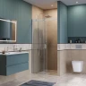 Душевая дверь BelBagno Soft Close-2 100 SOFT_CLOSE-2-BF-1-100-C-Cr профиль Хром стекло прозрачное