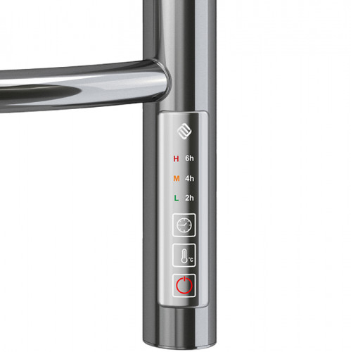 Электрический полотенцесушитель Terminus Классик с/п П8 400х850 4670078531407 с полкой Хром нержавеющая сталь