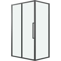 Душевой уголок Grossman Cosmo 110х90 120.K33.02.1190.21.00 профиль Черный матовый стекло прозрачное