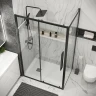 Душевой уголок Grossman Cosmo 110х90 120.K33.02.1190.21.00 профиль Черный матовый стекло прозрачное