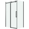 Душевой уголок Grossman Classic 110х90 120.K33.04.1190.21.00 профиль Черный матовый стекло прозрачное