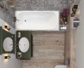 Акриловая ванна Vagnerplast Aronia 160х75 VPBA160ARN2X-04 без гидромассажа