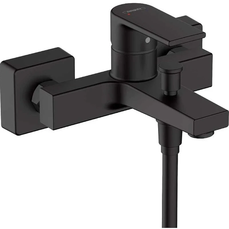 Смеситель для ванны Hansgrohe Vernis Shape 71450670 Черный матовый латунь на стену