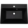 Раковина BelBagno 60 BB600/450-LV-ART-AST-NERO Черная матовая