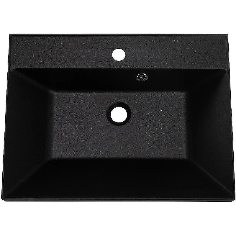 Раковина BelBagno 60 BB600/450-LV-ART-AST-NERO Черная матовая