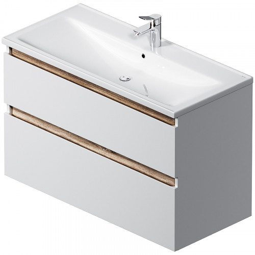 Тумба под раковину AM.PM X-Joy 100 M85AFHX1002WG подвесная Белый глянец МДФ / ЛДСП