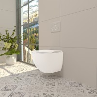 Унитаз WeltWasser Merzbach 041 XL GL-WT 10000008268 подвесной с сиденьем Микролифт фаянс подвесной