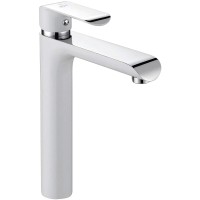 Смеситель для раковины Rose R21F R2111F Белый Хром латунь