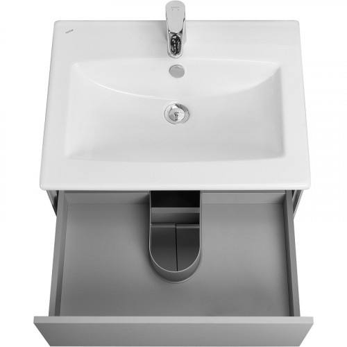 Тумба под раковину Aquaton Форест 60 1A278201FR4D0 Туманный серый МДФ / ЛДСП