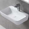 Раковина Abber Stein 60 AS2654 Белая матовая искусственный камень (литьевой мрамор) подвесная