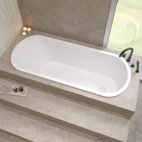 Ванна из искусственного камня Whitecross Jess 170x71 0223.170071.200 цвет Белый матовый