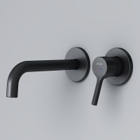 Смеситель для раковины AM.PM X-Joy S F85B72622 Черный матовый латунь встраиваемый