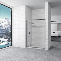 Душевая дверь RGW Passage PA-016 140 350801614-21 профиль Хром стекло Матовое-сатинат