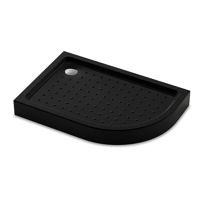 Акриловый поддон для душа Veconi Tezeo Acrylic TZ-55LB 120х80 L TZ55LB-12080-C5 цвет Черный