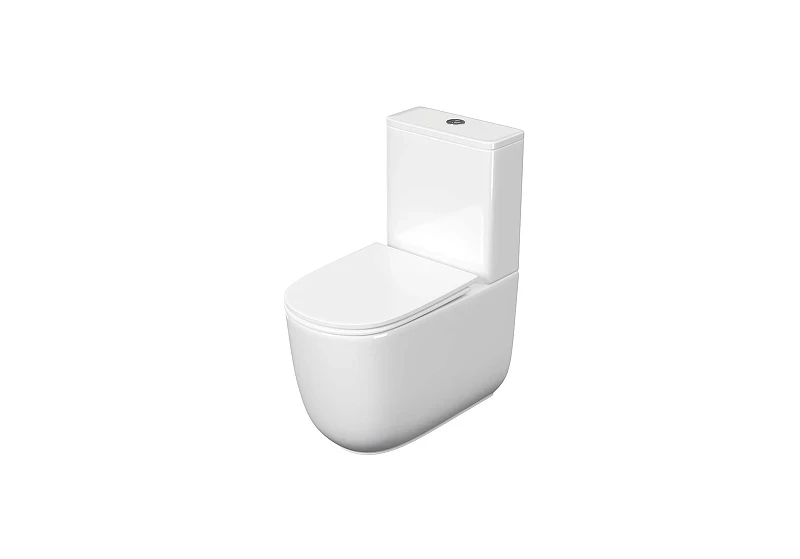 Унитаз компакт Aquatek Optima Plus AQ4452-00 цвет Белый с бачком и сиденьем Микролифт
