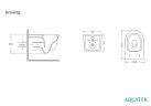 Унитаз Aquatek Таурус AQ1580T-00 подвесной цвет Белый с сиденьем Микролифт