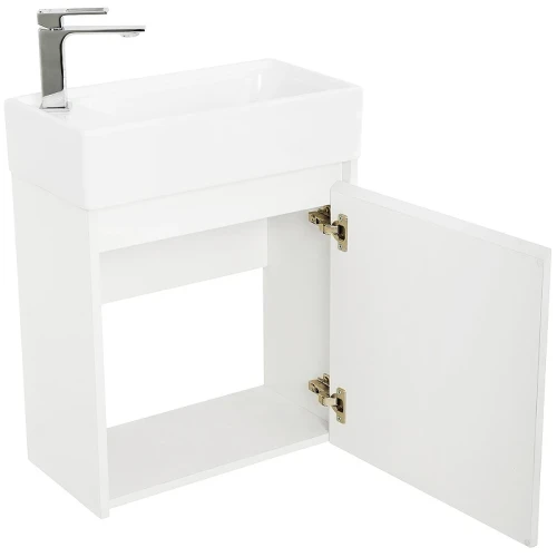 Тумба под раковину BelBagno Kraft Mini 50 R KRAFT MINI-500/260-1A-SO-BO-R подвесная Bianco Opaco МДФ / ЛДСП