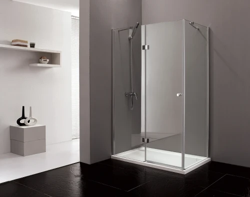 Душевой уголок Cezares Verona 120x90 L VERONA-W-AH-1-120/90-P-Cr-L профиль Хром стекло рифленое