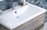 Раковина Art&amp;Max AM-LAV-580-MR-A Белая искусственный камень (литьевой мрамор) полувстраиваемая