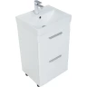 Тумба с раковиной Aquanet Ирис new 50 312420 Белый глянец МДФ / ЛДСП