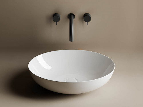 Раковина-чаша Ceramicanova Element 52 CN6017 Белая фарфор накладная