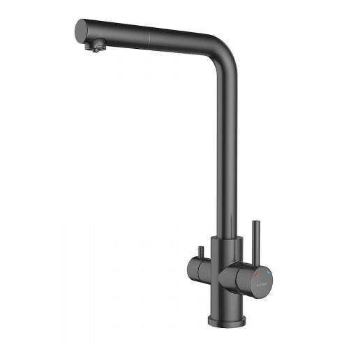 Смеситель для кухни GranFest Z-5421 цвет Графит