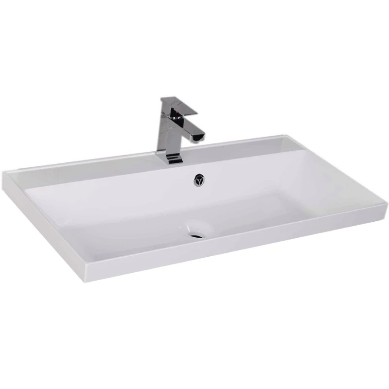 Комплект мебели для ванной Aquanet Латина 90 179840 подвесной Белый МДФ / ЛДСП