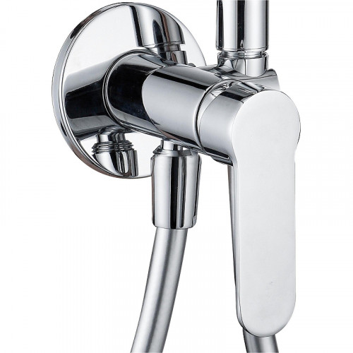 Гигиенический душ со смесителем Aquanet Passion AF300-52С 243317 Хром латунь на стену