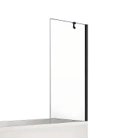 Шторка для ванны New Trendy NEW SOLEO Black x90 P-0051