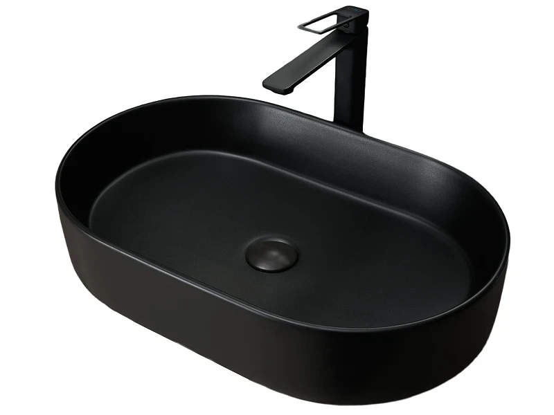 Раковина-чаша Gid Lago 60 Bm1479 53354 цвет Черный матовый