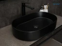 Раковина-чаша Gid Lago 60 Bm1479 53354 цвет Черный матовый