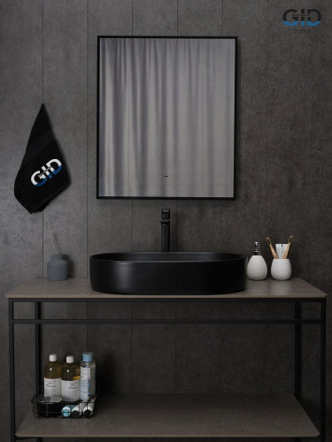 Раковина-чаша Gid Lago 60 Bm1479 53354 цвет Черный матовый