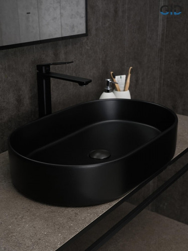 Раковина-чаша Gid Lago 60 Bm1479 53354 цвет Черный матовый