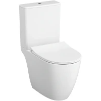 Унитаз компакт Vitra Sento Rim-ex open back 9830B003-7204 с бачком и сиденьем Микролифт фарфор напольный