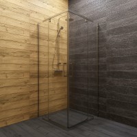 Душевой уголок Triton Каппа-Хром 90х90 Щ0000054220 профиль Хром стекло прозрачное