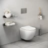 Унитаз с инсталляцией Grossman Galaxy 97.4455S.01.110 цвет Белый с сиденьем Микролифт с клавишей смыва цвет Хром