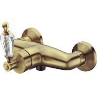 Смеситель для душа Boheme Vogue 204-SW Бронза латунь на стену двухвентильный