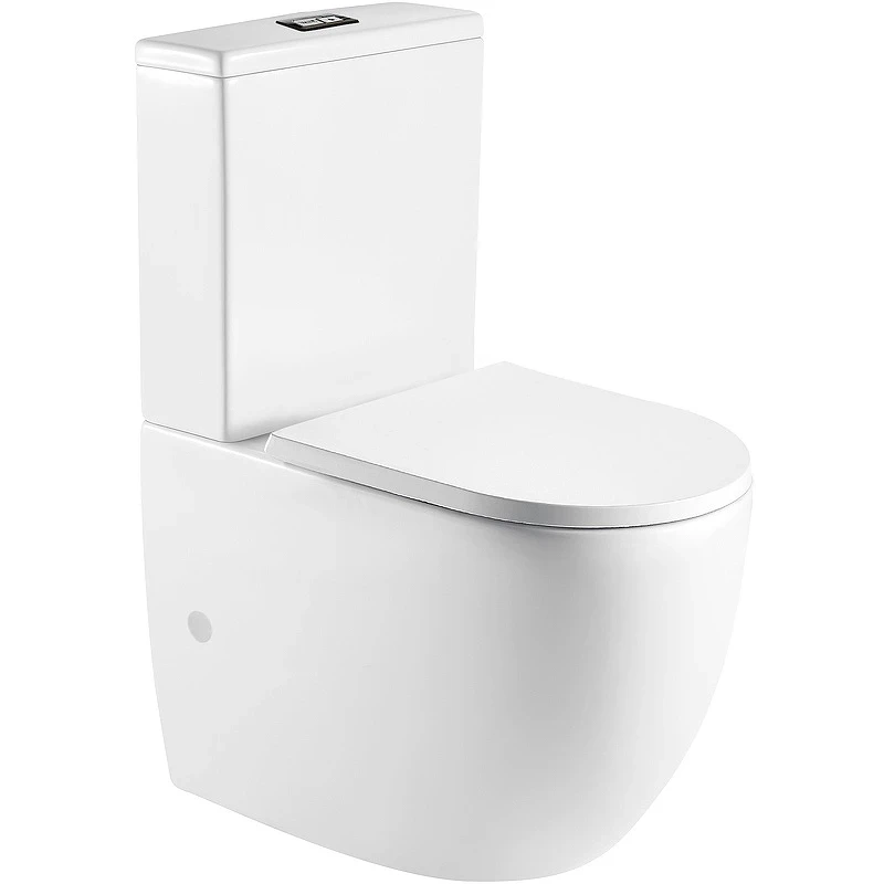 Унитаз компакт WeltWasser Merzbach 011 XL GL-WT 10000012096 с бачком и сиденьем Микролифт фаянс напольный