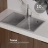 Кухонная мойка Domaci Палермо 77 PR-770-003 цвет Серый