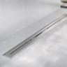 Душевой лоток WasserKRAFT Нааб (Naab) 86D90BN с решеткой цвет Никель