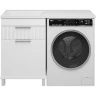 Тумба с раковиной Brevita Enfida 120 L УТ000024652 с бельевой корзиной Белая матовая