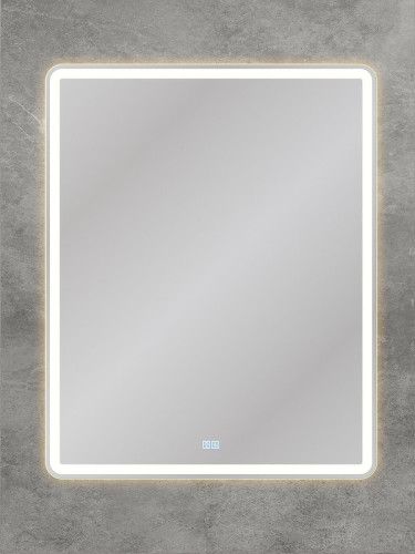 Зеркало BelBagno Марина (Marino) 60 SPC-MAR-600-800-LED-3000K-TCH-WARM с подсветкой с сенсорным выключателем и подогревом