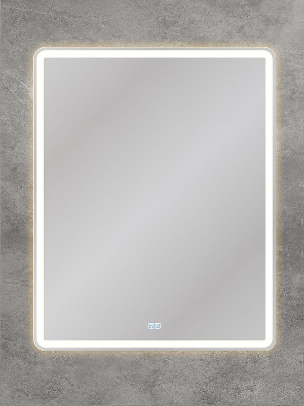 Зеркало BelBagno Марина (Marino) 60 SPC-MAR-600-800-LED-3000K-TCH-WARM с подсветкой с сенсорным выключателем и подогревом