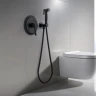 Гигиенический душ со смесителем Aquatek Классик AQ1519MB Черный матовый латунь встраиваемый