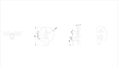 Смеситель для душа Bravat Eddie Black PB8369402BW-2-ENG Черный