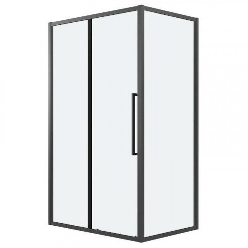 Душевой уголок Grossman Cosmo 120x100 120.K33.02.1210.21.00 профиль Черный матовый стекло прозрачное