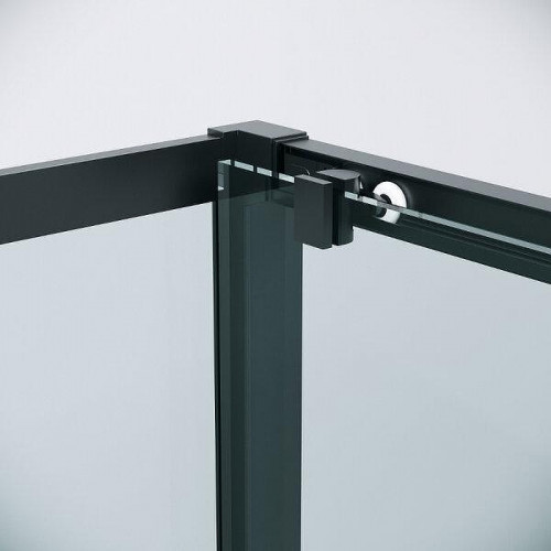 Душевой уголок Grossman Cosmo 120x100 120.K33.02.1210.21.00 профиль Черный матовый стекло прозрачное