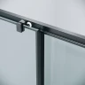 Душевой уголок Grossman Cosmo 120x100 120.K33.02.1210.21.00 профиль Черный матовый стекло прозрачное