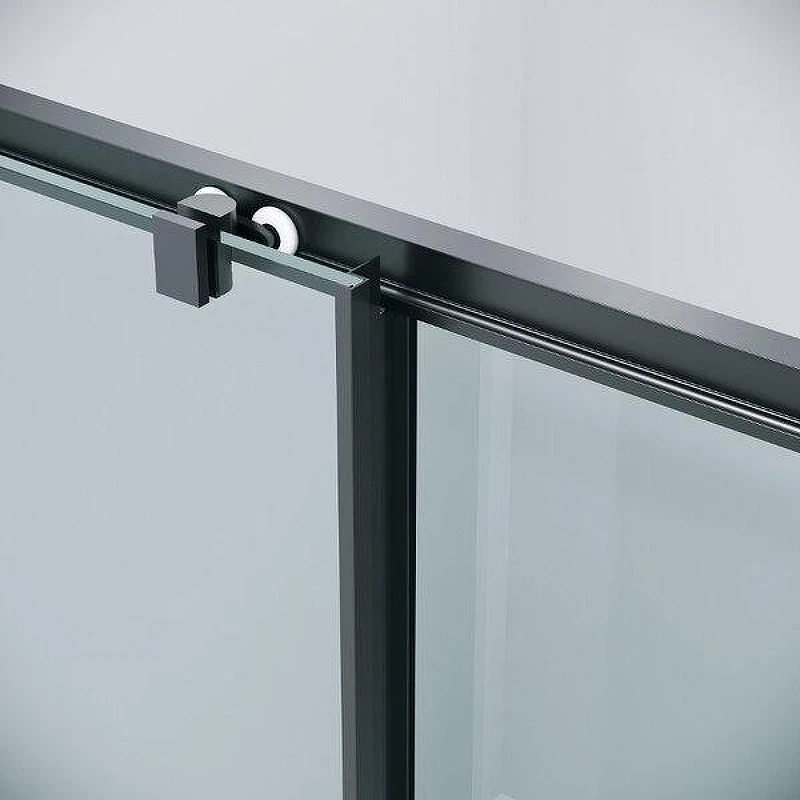 Душевой уголок Grossman Cosmo 120x100 120.K33.02.1210.21.00 профиль Черный матовый стекло прозрачное